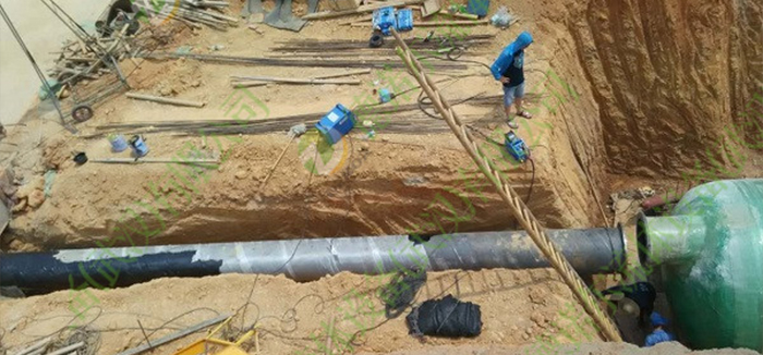 一體化預(yù)制泵站天河機(jī)場(chǎng)現(xiàn)場(chǎng)安裝圖